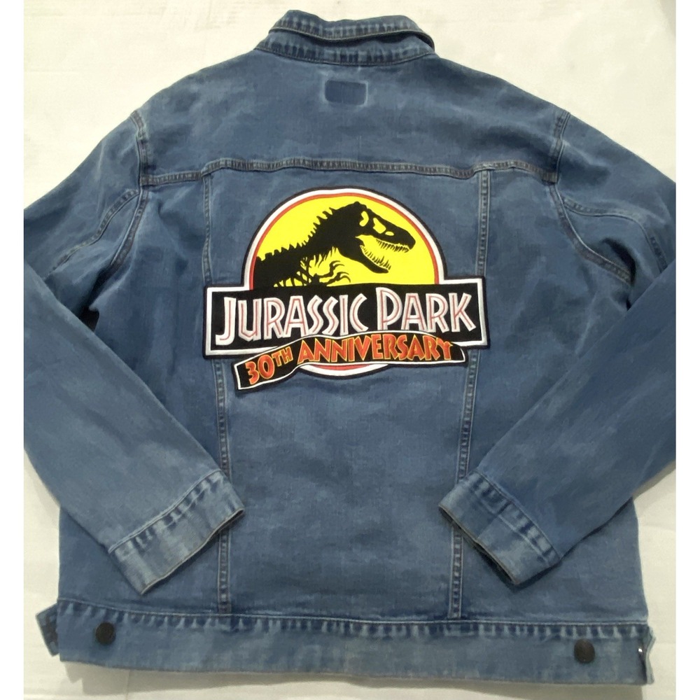 Universal Studios Jurassic Park 30th Anniversary Jean Jacket. 2XL